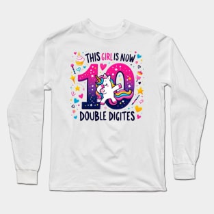 10 Years Old girl Birthday Long Sleeve T-Shirt